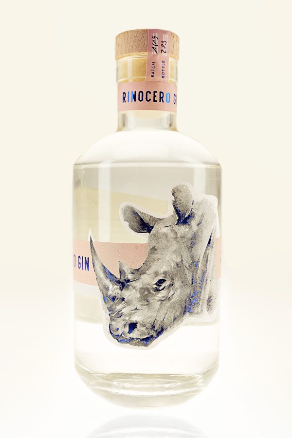 Rinocero Dry Gin. Ein Produkt der Brennfreunde GmbH